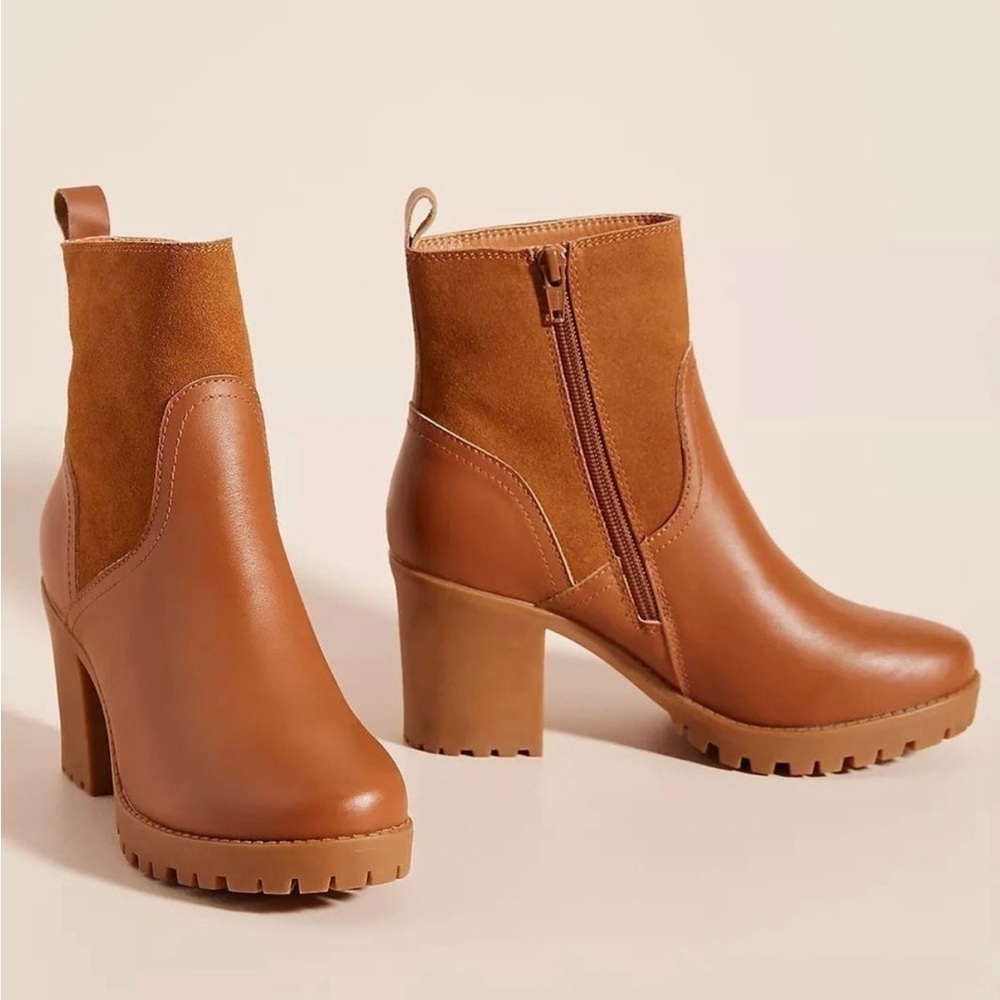 NWOT Soludos Shearling Booties - Picture 2 of 6